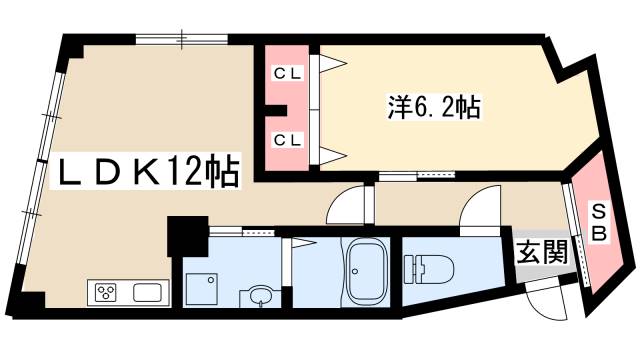 グランプラス池下の間取り