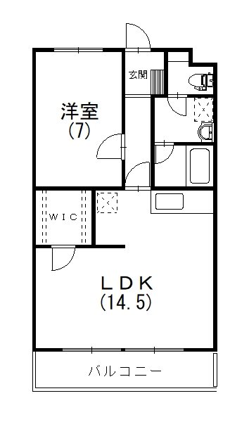 フローラ立野の間取り