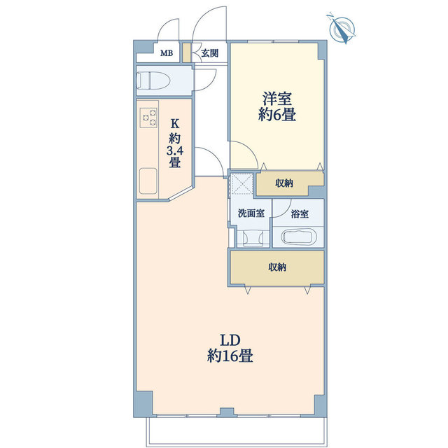 サンプラザ港南台の間取り