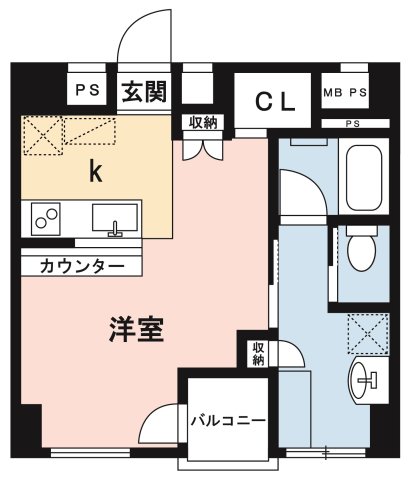 日本橋ダイヤモンドマンションの間取り