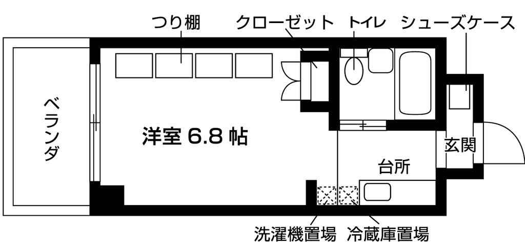 ジュネスコート桜山の間取り