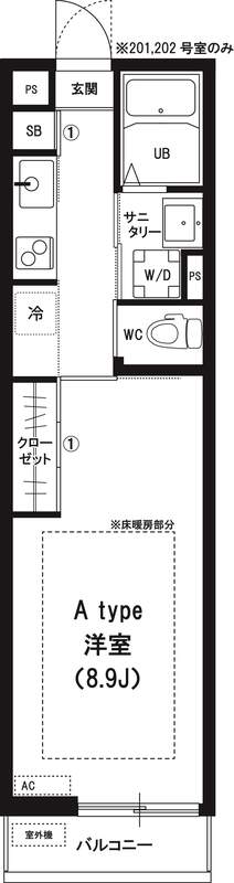 リブリ・メゾン ド Mの間取り