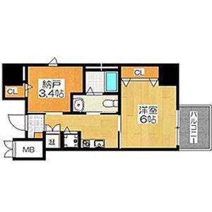 ディアコート宿屋町の間取り