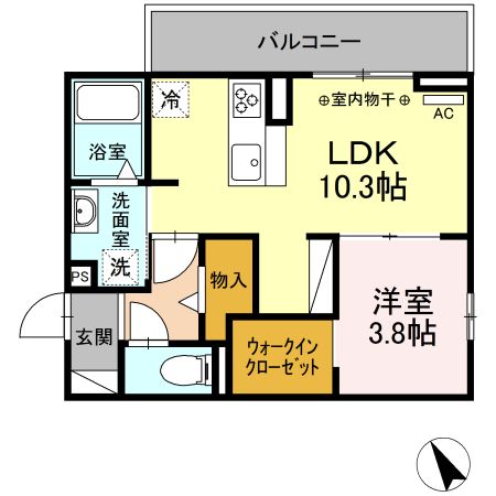 ソレイユメゾン御殿場の間取り