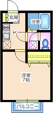 エールヴァンテアンIの間取り