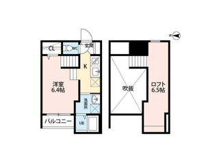 熊本市中央区本荘のアパートの間取り