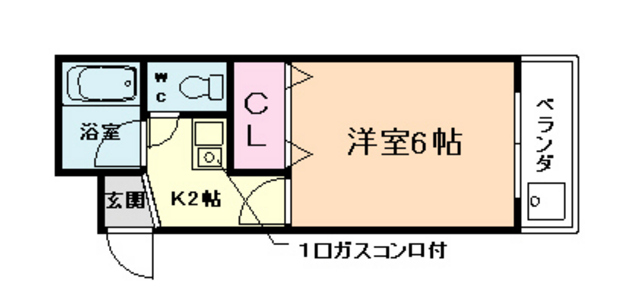 トヨノ第５マンションの間取り