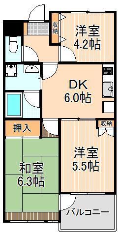 第二宝マンションの間取り