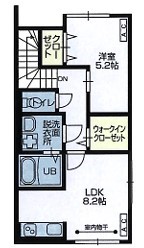 ヴァンクール　新築　3階建の間取り