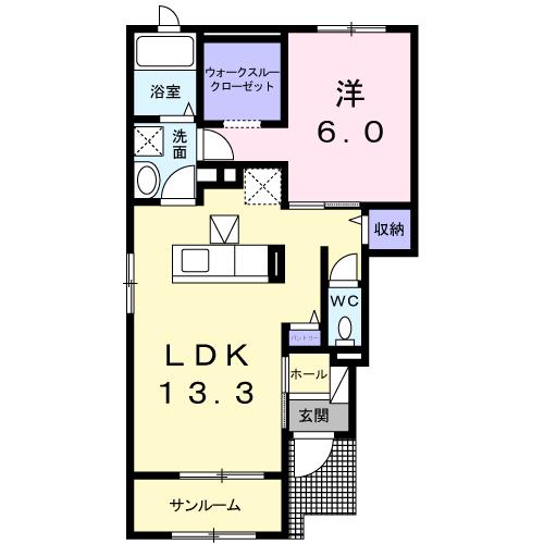 ブロッサムIの間取り