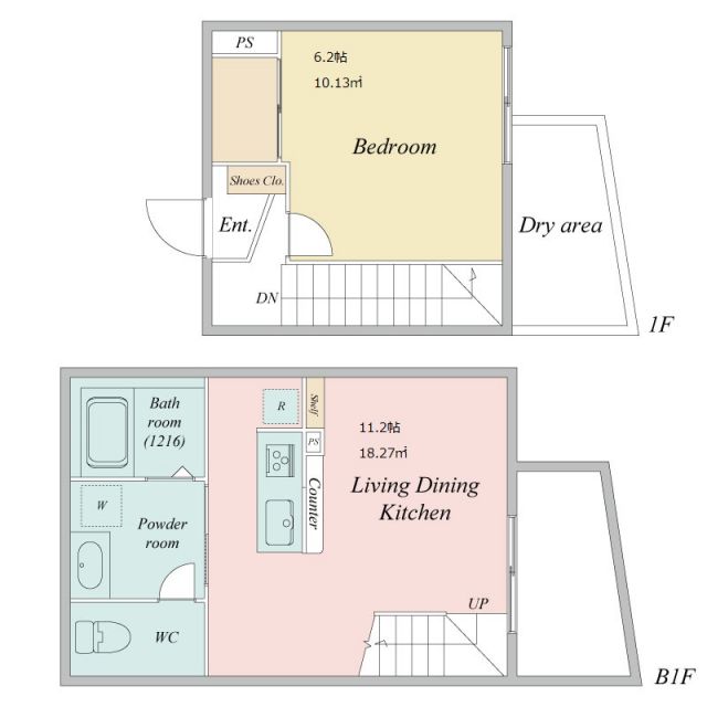 LiveFlat学芸大学の間取り