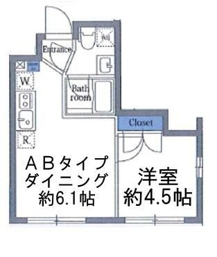 横浜市鶴見区佃野町のマンションの間取り