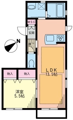 茅ヶ崎リアンの間取り