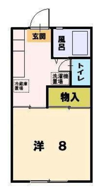 藤沢市円行のアパートの間取り