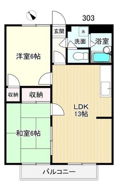 【グランデール備後の間取り】