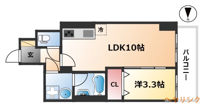 セイワパレス丸の内駅前の間取り