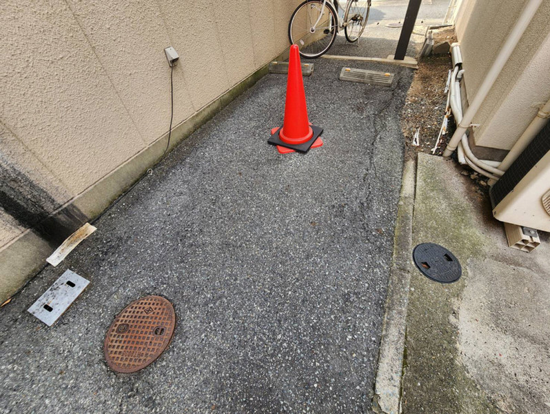 【ハッピーコート田寺の駐車場】