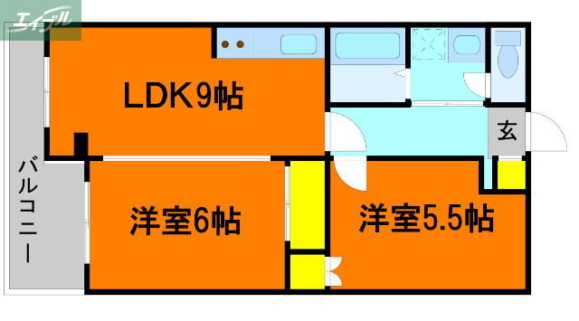 ガレリア21　I棟の間取り