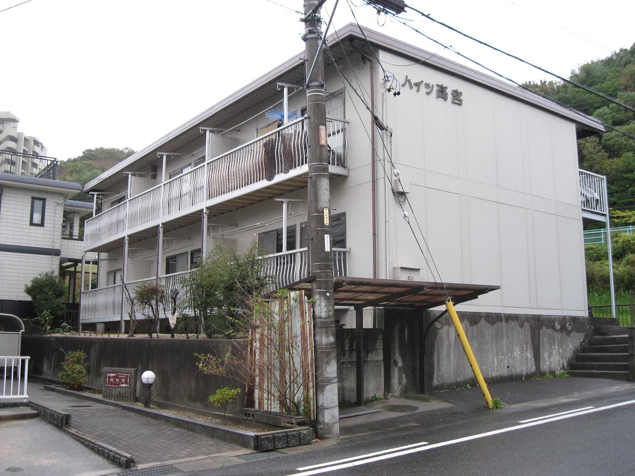 豊田市梅坪町のアパートの建物外観