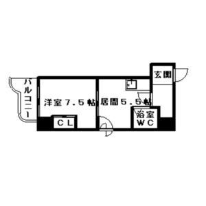 札幌市中央区南四条東のマンションの間取り