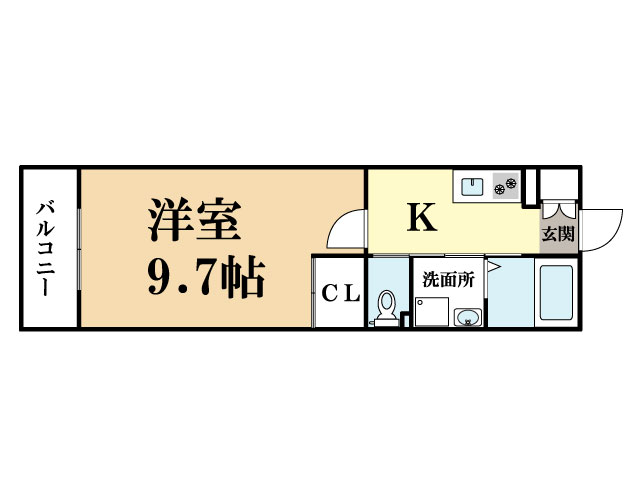 シェルグラン京田辺の間取り