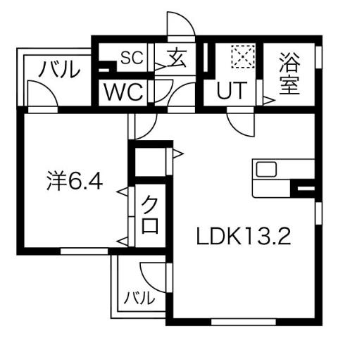 Ｇａｒｄｅｎ　Ｔｅｒｒａｃｅ　Ｎａｇｏｙａ（ガーデンテラス）の間取り