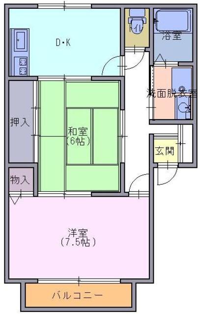 インディーハウスの間取り