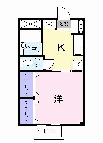 [家電付き] メロディタウンの間取り