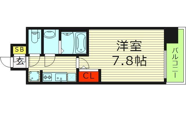 プレサンスＮＥＯ大和田ＳＴＡＴＩＯＮベゼルの間取り