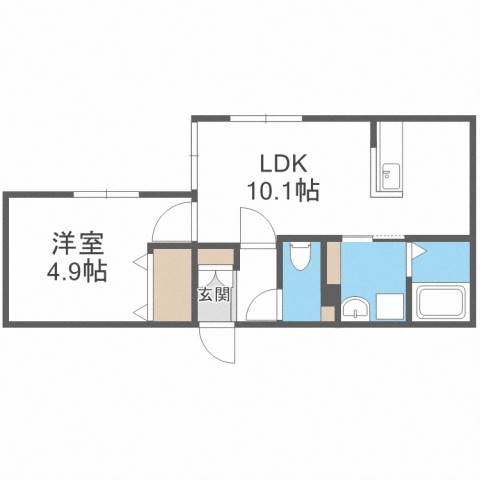 ステラ幌西の間取り