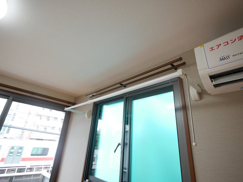 その他設備　室内物干し