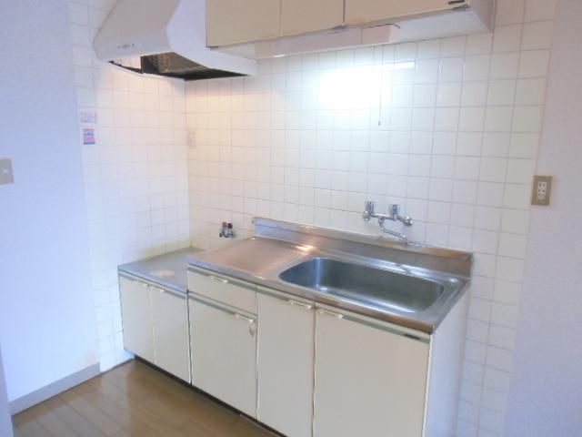 キッチン　2口ガスコンロ対応キッチン