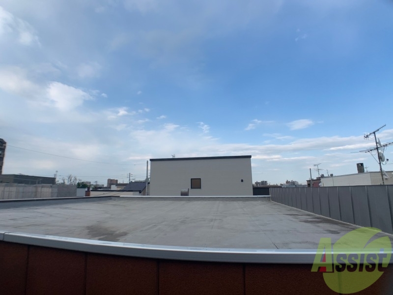 眺望　眺望です。高い建物がなくて見晴らしがよいですね！