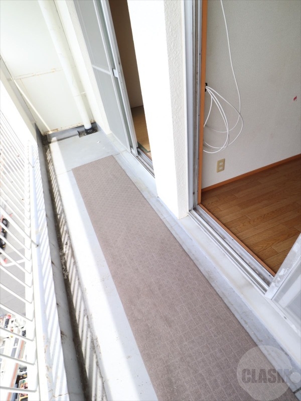 バルコニー　南向きのバルコニー