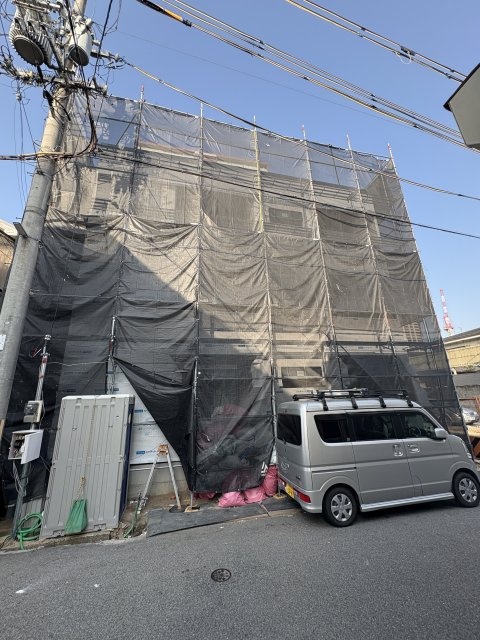 建物外観　建設中