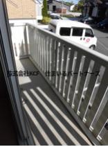 バルコニー　陽当たり良好なバルコニーです