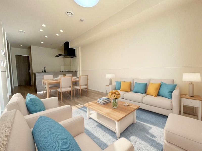 キッチン　★ガス3口グリル付きのシステムキッチン★食器洗い乾燥機付き★