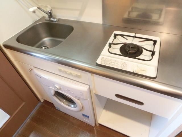 キッチン　システムキッチン1口コンロ