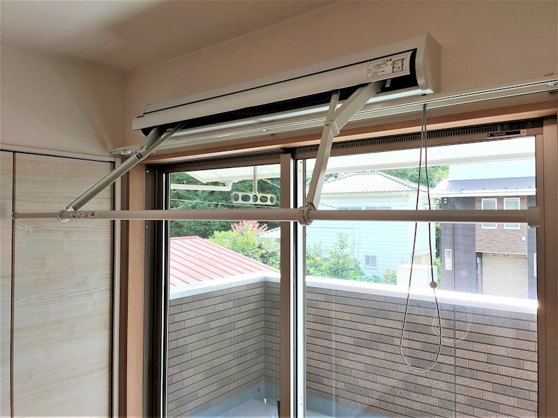 その他設備　あると便利室内物干し