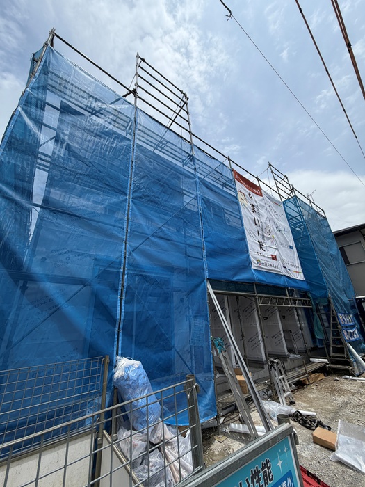 建物外観　建築中