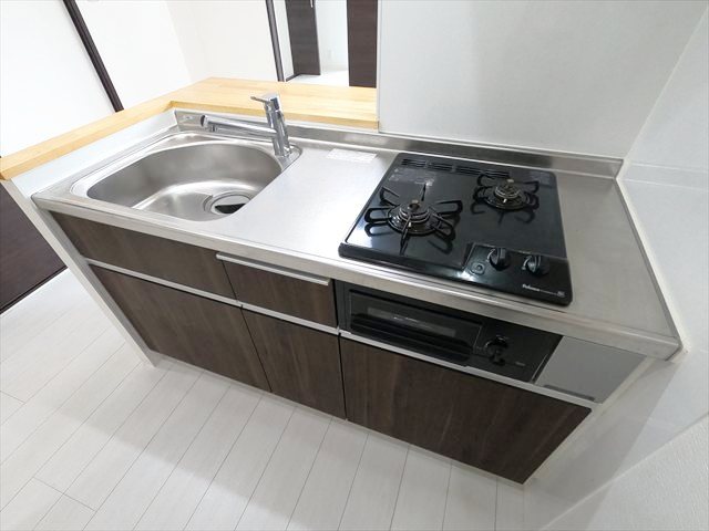キッチン　2口ガスキッチン