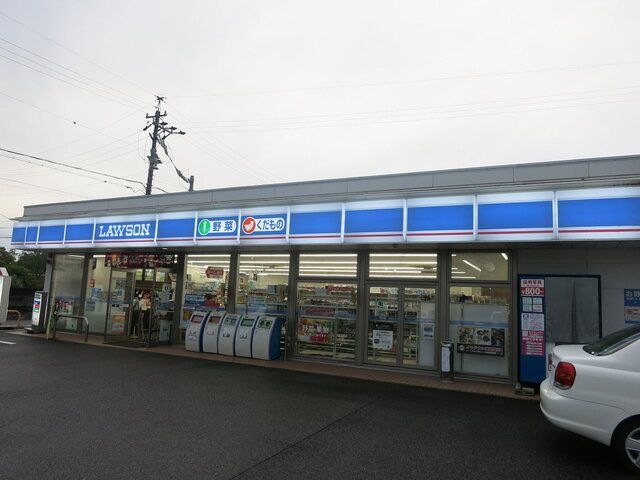 コンビニ　ローソン 岡崎堂前店（コンビニ）まで300m