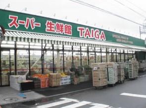 スーパー　スーパー生鮮館TAIGA永田店（スーパー）まで850m