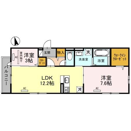 D-ROOM墨江の間取り写真