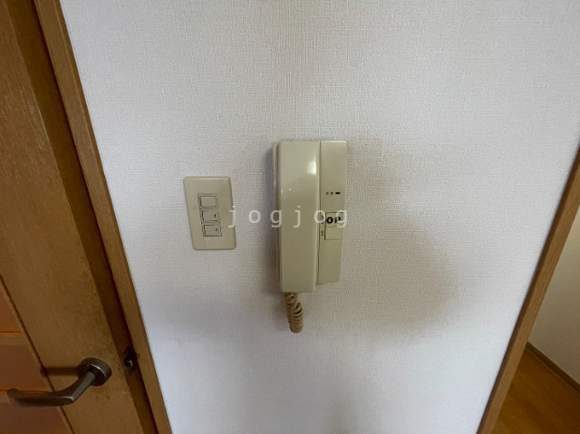 セキュリティ　受話器付きで安心です