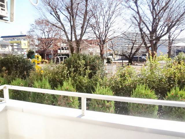 バルコニー　ベランダからの風景です！