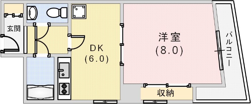 メゾン中町の間取り写真