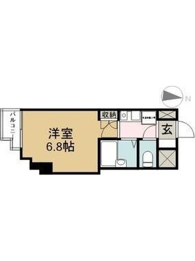 地下鉄東山線 八田駅 徒歩2分 8階建 築35年の間取り写真