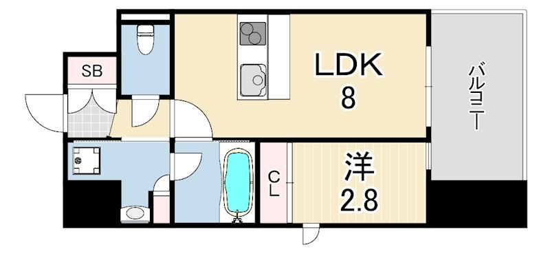 LIVECASA神戸元町の間取り写真