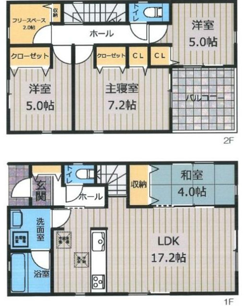 古浜町貸住宅の間取り写真